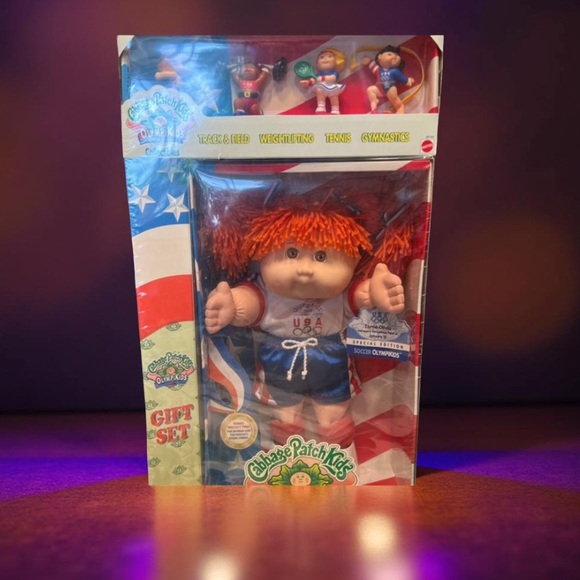 Cabbage Patch Doll Kid Special Edition 1996 Olympic ( winners )Red hair NWT - Picture 3 of 15